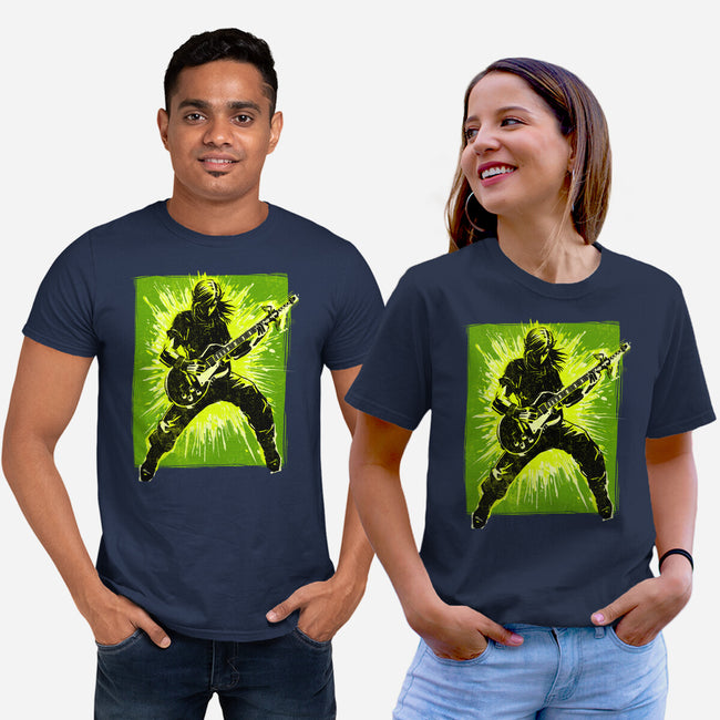 Legendary Guitar Hero-Unisex-Basic-Tee-kharmazero