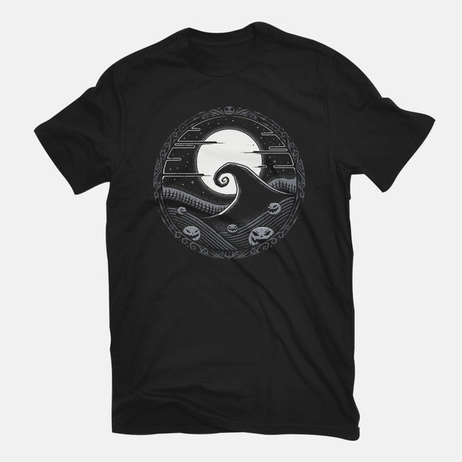 Halloween Moon-Mens-Heavyweight-Tee-StudioM6
