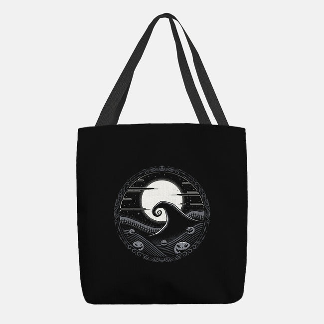 Halloween Moon-None-Basic Tote-Bag-StudioM6