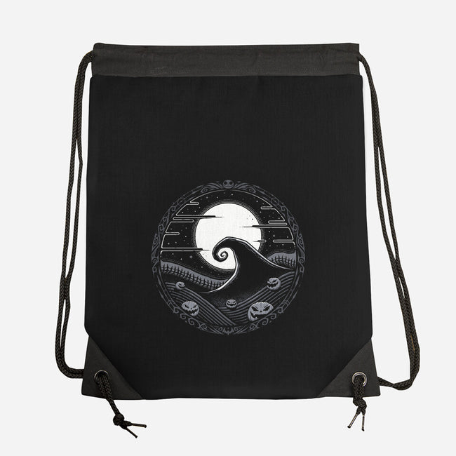 Halloween Moon-None-Drawstring-Bag-StudioM6