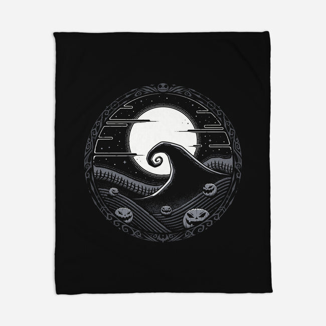 Halloween Moon-None-Fleece-Blanket-StudioM6