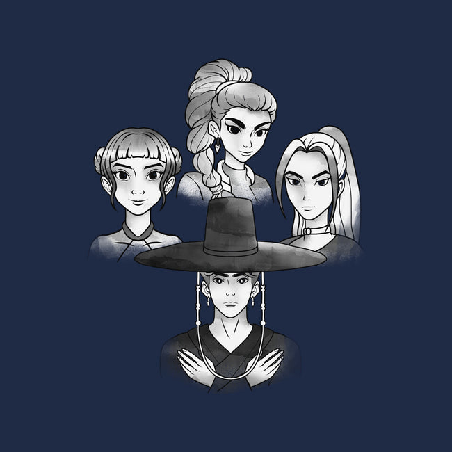 Demon And The Hunters-Unisex-Basic-Tee-dandingeroz