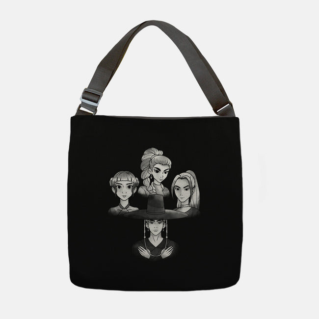 Demon And The Hunters-None-Adjustable Tote-Bag-dandingeroz
