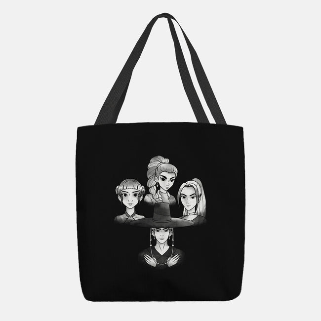 Demon And The Hunters-None-Basic Tote-Bag-dandingeroz