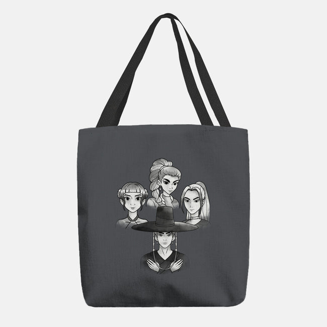 Demon And The Hunters-None-Basic Tote-Bag-dandingeroz