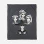 Demon And The Hunters-None-Fleece-Blanket-dandingeroz