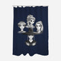 Demon And The Hunters-None-Polyester-Shower Curtain-dandingeroz