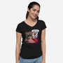Nuu Slap-Womens-V-Neck-Tee-demonigote