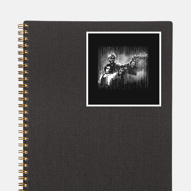Professional Under The Rain-None-Glossy-Sticker-zascanauta