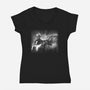 Professional Under The Rain-Womens-V-Neck-Tee-zascanauta