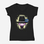 Leader Of The Saja Boys-Womens-V-Neck-Tee-palmstreet