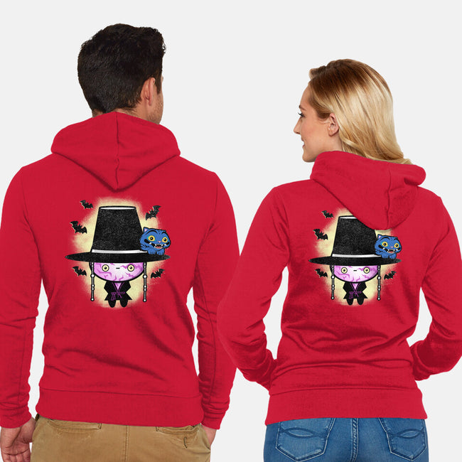 Leader Of The Saja Boys-Unisex-Zip-Up-Sweatshirt-palmstreet