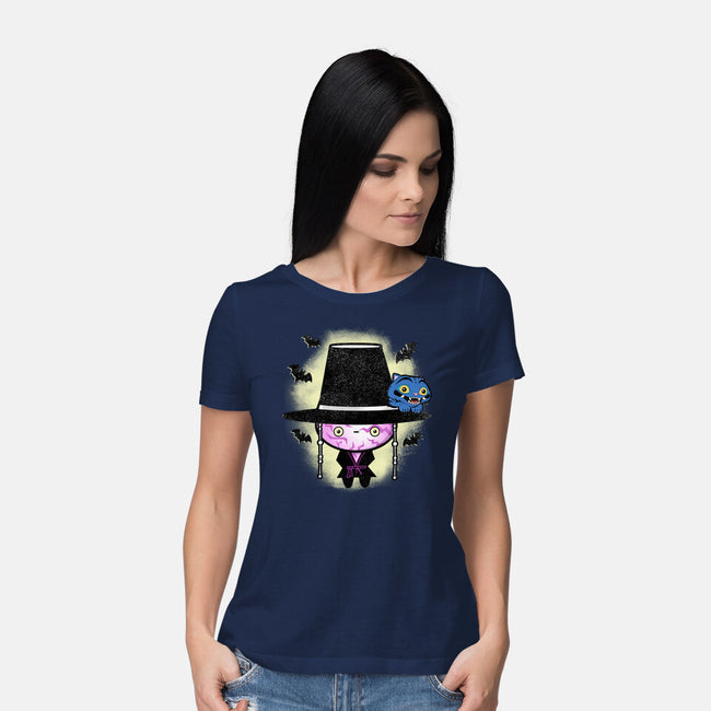 Leader Of The Saja Boys-Womens-Basic-Tee-palmstreet