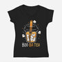 Boo-Ba Tea-Womens-V-Neck-Tee-Vallina84