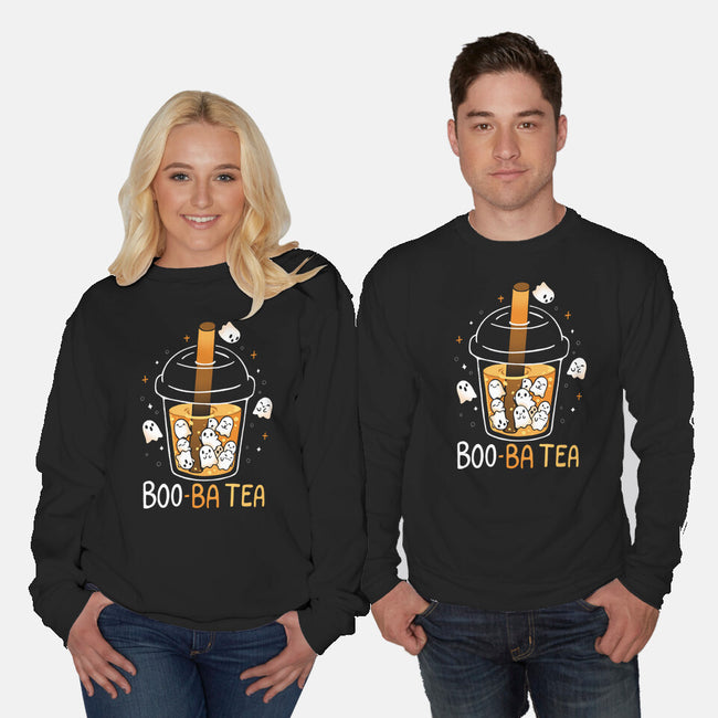 Boo-Ba Tea-Unisex-Crew Neck-Sweatshirt-Vallina84