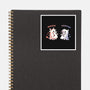 Spooky Capy And Cow-None-Glossy-Sticker-TechraNova