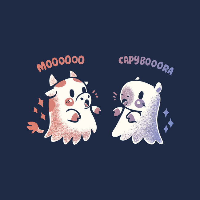 Spooky Capy And Cow-Unisex-Pullover-Sweatshirt-TechraNova