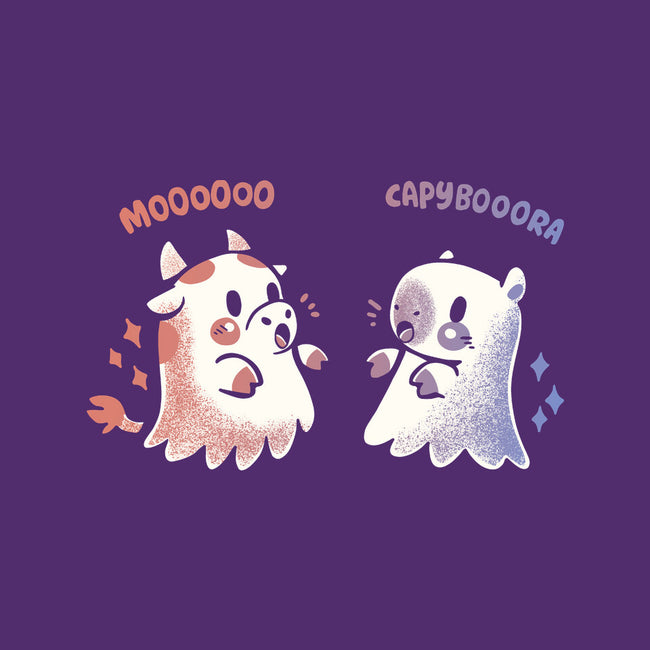 Spooky Capy And Cow-None-Adjustable Tote-Bag-TechraNova