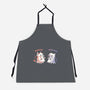 Spooky Capy And Cow-Unisex-Kitchen-Apron-TechraNova