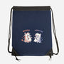 Spooky Capy And Cow-None-Drawstring-Bag-TechraNova