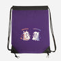 Spooky Capy And Cow-None-Drawstring-Bag-TechraNova