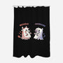 Spooky Capy And Cow-None-Polyester-Shower Curtain-TechraNova