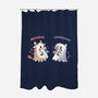 Spooky Capy And Cow-None-Polyester-Shower Curtain-TechraNova