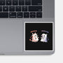 Spooky Capy And Cow-None-Glossy-Sticker-TechraNova