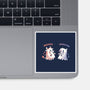 Spooky Capy And Cow-None-Glossy-Sticker-TechraNova