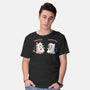 Spooky Capy And Cow-Mens-Basic-Tee-TechraNova