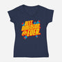 Peace Dimension-Womens-V-Neck-Tee-Getsousa!
