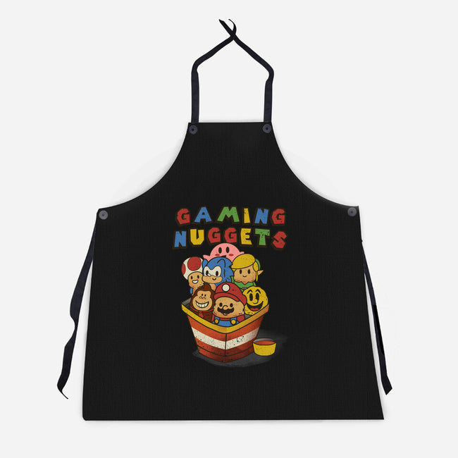 Gaming Nuggets-Unisex-Kitchen-Apron-dandingeroz