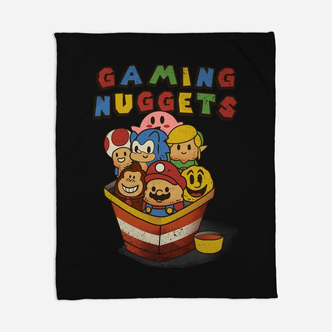 Gaming Nuggets-None-Fleece-Blanket-dandingeroz