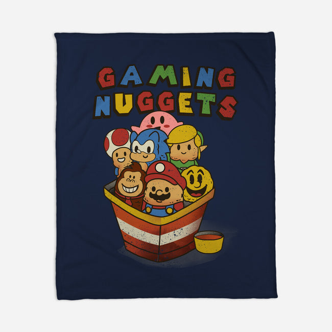 Gaming Nuggets-None-Fleece-Blanket-dandingeroz