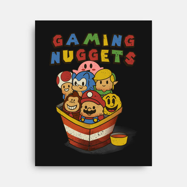 Gaming Nuggets-None-Stretched-Canvas-dandingeroz