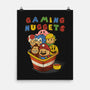 Gaming Nuggets-None-Matte-Poster-dandingeroz