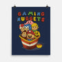 Gaming Nuggets-None-Matte-Poster-dandingeroz