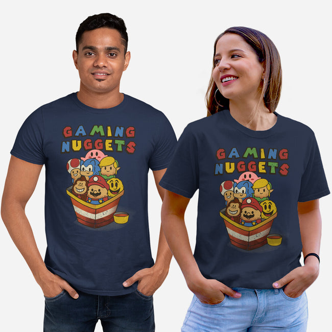 Gaming Nuggets-Unisex-Basic-Tee-dandingeroz
