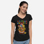 Gaming Nuggets-Womens-V-Neck-Tee-dandingeroz