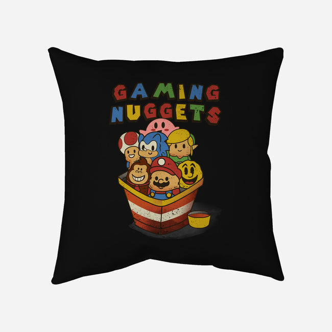 Gaming Nuggets-None-Removable Cover w Insert-Throw Pillow-dandingeroz