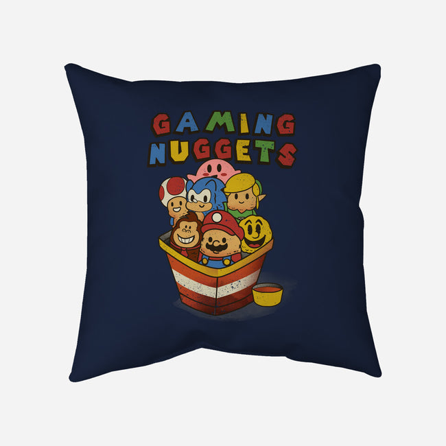 Gaming Nuggets-None-Removable Cover w Insert-Throw Pillow-dandingeroz