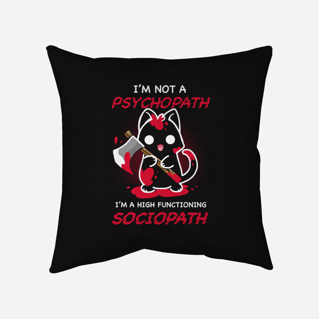 Psychopath-None-Removable Cover w Insert-Throw Pillow-Vallina84