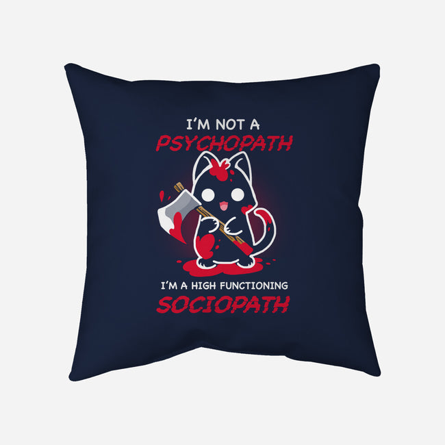 Psychopath-None-Removable Cover w Insert-Throw Pillow-Vallina84