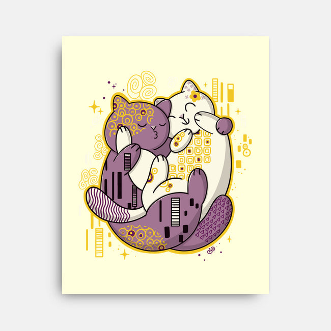 The Kiss-None-Stretched-Canvas-Freecheese