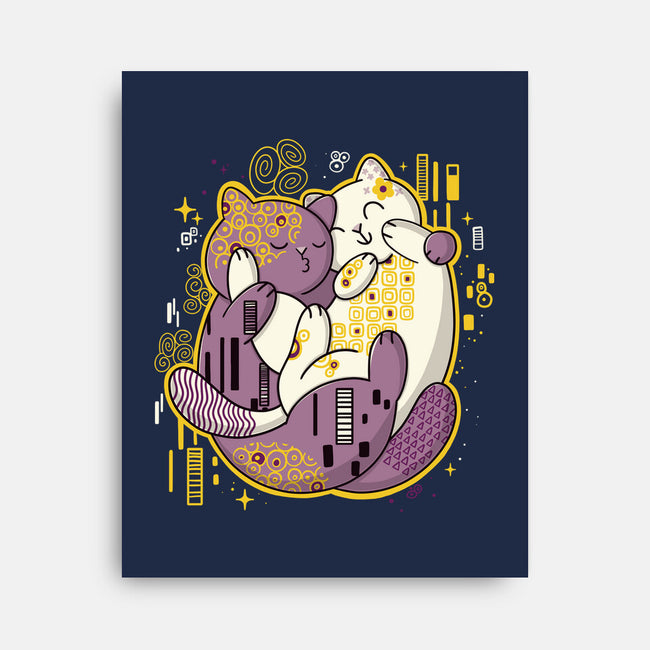 The Kiss-None-Stretched-Canvas-Freecheese
