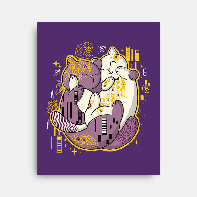 The Kiss-None-Stretched-Canvas-Freecheese