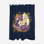 The Kiss-None-Polyester-Shower Curtain-Freecheese