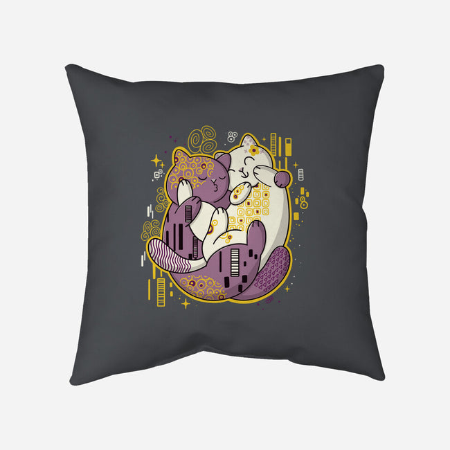 The Kiss-None-Removable Cover w Insert-Throw Pillow-Freecheese