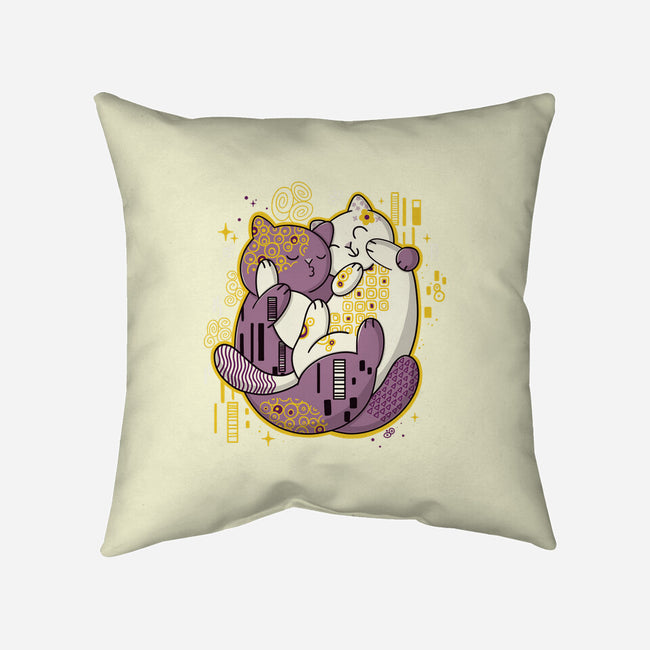 The Kiss-None-Removable Cover w Insert-Throw Pillow-Freecheese