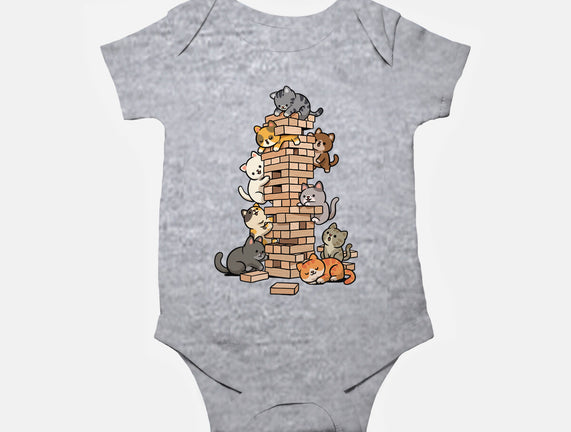 Cat Jenga Tower